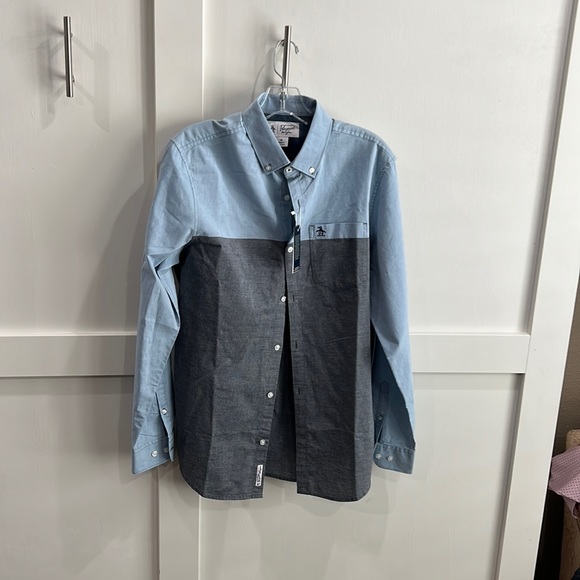 Original Penguin Casual Button Down Size Medium - Picture 1 of 6